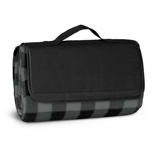 Riviera Picnic Rugs Black Grey